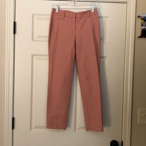 White House Black Market Pink Ankle Pants